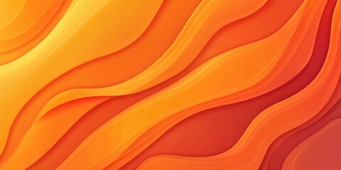 Poster - Abstract orange 2D cartoon gradient backdrop Contemporary style suitable for mobile applications display screens and banner designs