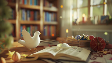 National Religious Freedom Day - Dove with Open Bible