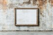 © Samon - Rustic frame against a textured, weathered wall.