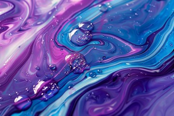 Wall Mural - abstract liquid neon light texture, abstract background and wallpaper suitable for the banner. MZ 