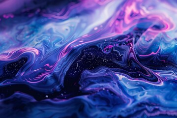 Wall Mural - abstract liquid neon light texture, abstract background and wallpaper suitable for the banner. MZ 