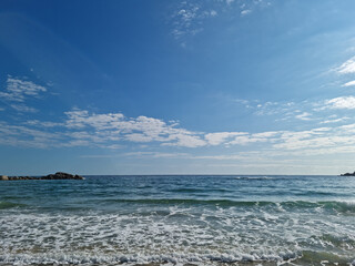Wall Mural - This is Sampo Beach in Gangwon-do, South Korea.