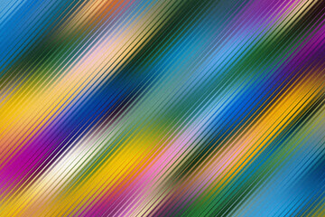Wall Mural - rippled glass effect gradient background with grainy texture. rainbow striped gradient wallpaper. te