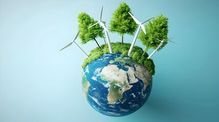 Sustainable Future:Renewable Energy and Green Environment on Planet Earth