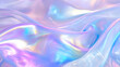 © Yelena - Iridescent Holographic Background a pastel sapphire to cyan gradient