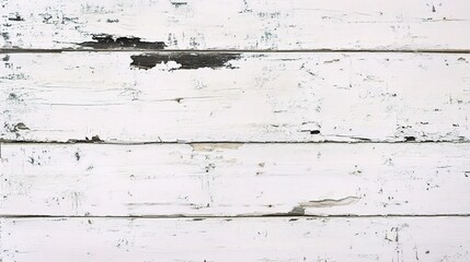 Wall Mural - Weathered White Wood Texture Background