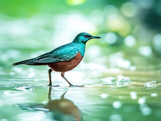 Wall Mural - lilac breasted roller