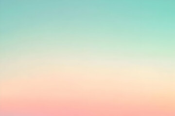 Gradient pastel green to light rose abstract background