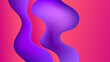 © garis lurus - ABSTRACT BACKGROUND PURPLE PINK GRADIENT SMOOTH LIQUID COLORFUL DESIGN WITH HAND DRAWN SHAPES VECTOR TEMPLATE GOOD FOR MODERN WEBSITE, WALLPAPER, COVER DESIGN