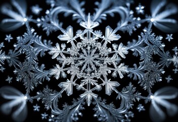 magnificent macro intricate unique snowflake designs captured stunning detail, crystal, frost, winter, pattern, nature, geometry, beauty, symmetry, light