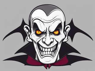 Canvas Print - Vampire Cartoon