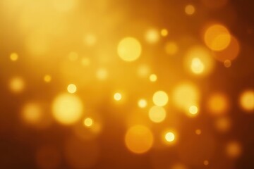 Wall Mural - warm abstract golden bokeh background for festive atmosphere and design.