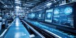 © Jardel Bassi - Modern Smart Factory with Digital Screens Displaying Real-Time Data