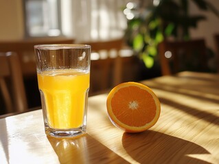 Sticker - glass of orange juice