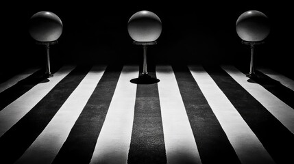Three Dimensional Spheres in Pyramid Arrangement