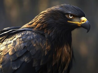 Wall Mural - portrait of a eagle