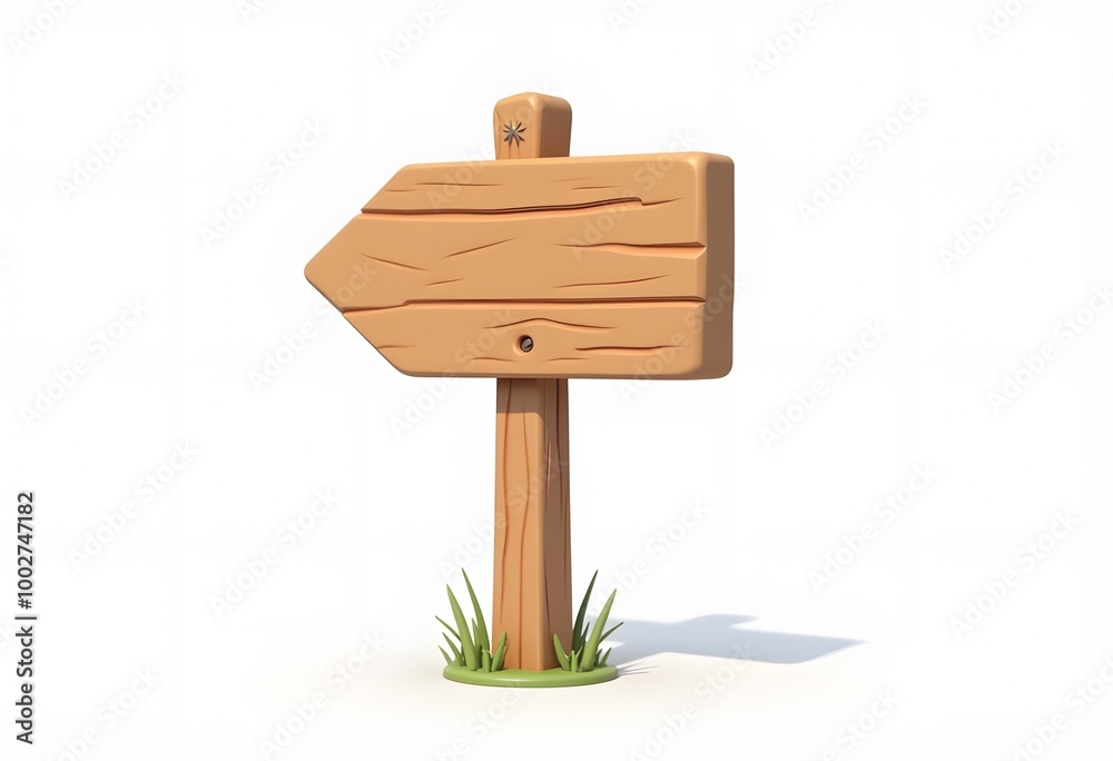 Realistic wooden pointer, billboard, signboard, Vector. Blank banner ...