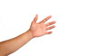© ภาคภูมิ ปัจจังคะตา - Man hand isolated on white background