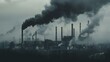 © Nirut - Industrial smog billows from factory chimneys, polluting the air and contributing to global warming
