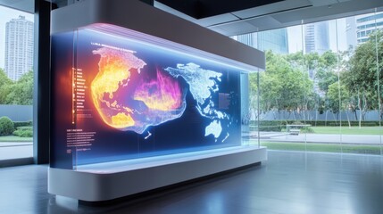 Poster - Interactive Map Display of Global Climate Data
