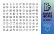 © Altop Media - Smart home systems UI icons set. Vector symbols for Home control app with editable stoke