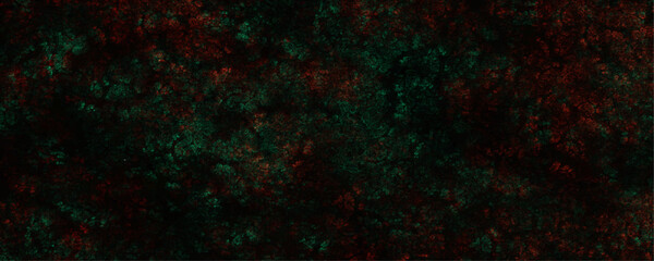 Wall Mural - abstract watercolor dark green and red grunge background painting. aquamarine and green abstract glo