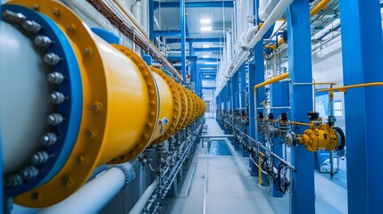 Poster - harnessing the energy of water a modern desalination plant utilizing advanced technology to extract 
