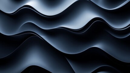 Poster - The image is a black and white photo of a wave