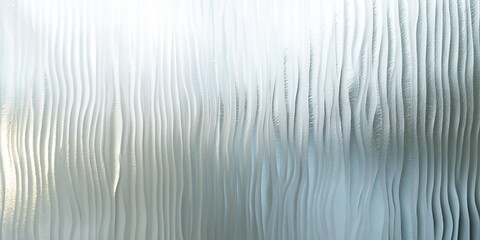 Aufkleber - Frosted glass with a wavy texture, offering a soft and elegant design, perfect for modern architectural and decorative purposes, Generative AI