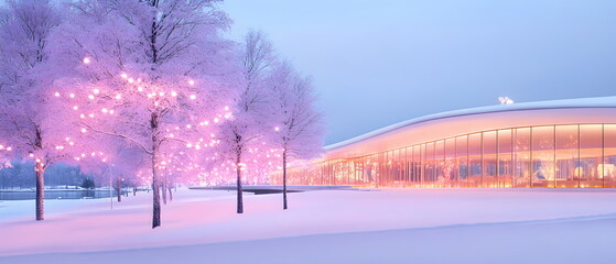 Arctic Dream: Illuminated Winter Pavilion