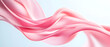 © atthameeni - Flowing abstract lines with a pink ribbon emerging from pastel color background