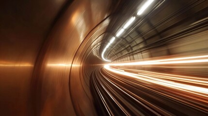 Poster - Dynamic Motion in a Subterranean Tunnel Scene