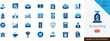 © Nagma - Accounting essential flat vector icon collection set