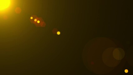 Poster - Sun rays light. Computer generated 3d render