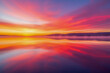 © Mayava - Breathtaking sunrise over a calm lake, with vibrant hues of orange and pink reflecting on the water's surface
