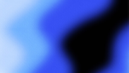 Wall Mural - Blurred gradient blue abstract background  with grainy noise texture