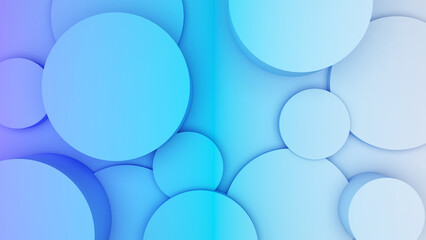Leinwandbilder - abstract geometric background shapes Colour circle in relief, both high and low used to add different messages to visuals or backdrop images.,3d rendering