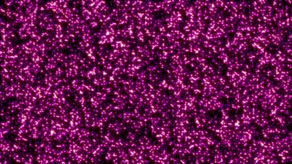 Poster - Violet glittering particles. Computer generated 3d render