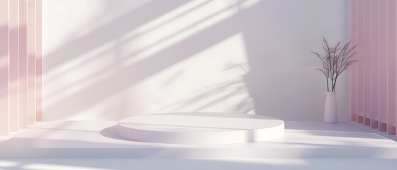 Poster - Minimalist Modern Interior with Natural Light