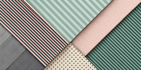 Poster - abstract geometric pattern: a captivating abstract design featuring a blend of geometric shapes and 