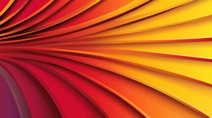Poster - Vibrant Abstract Background in Red and Yellow Tones