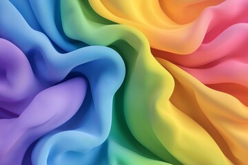 Poster - geometric pattern with abstract colors, generative ai background