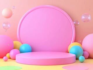 Wall Mural - birthday party balloons