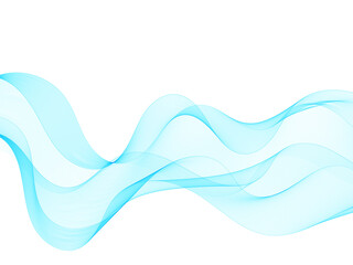 Wall Mural - Sea blue wave. Bright background, banner, brochure, sea, water, ocean, wet, sky, invitation. abstract vector art illustration. Eps 10