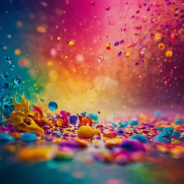 abstract colorful background with vivid colors