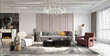 © murattellioglu - 3d render of modern living room