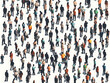 © john - Set of axonometric people, isometric crowd, group