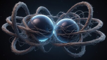 Poster - Understanding Quantum Entanglement With Abstract Representations of Particles and Their Connections