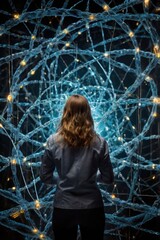 Poster - Exploring Quantum Entanglement in a Captivating Art Installation at a Science Exhibit