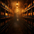 © Kevin S. - Wine bottles in Cellar Storage Pub Bar Eatery Luxury Restaurant Liquor Beverage Warehouse Alcoholic Industry
